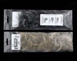 Furrybou Medium, Black Melange Fur, 150 cm